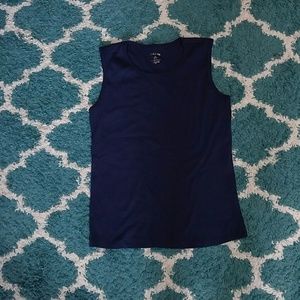 Navy blue muscle tee